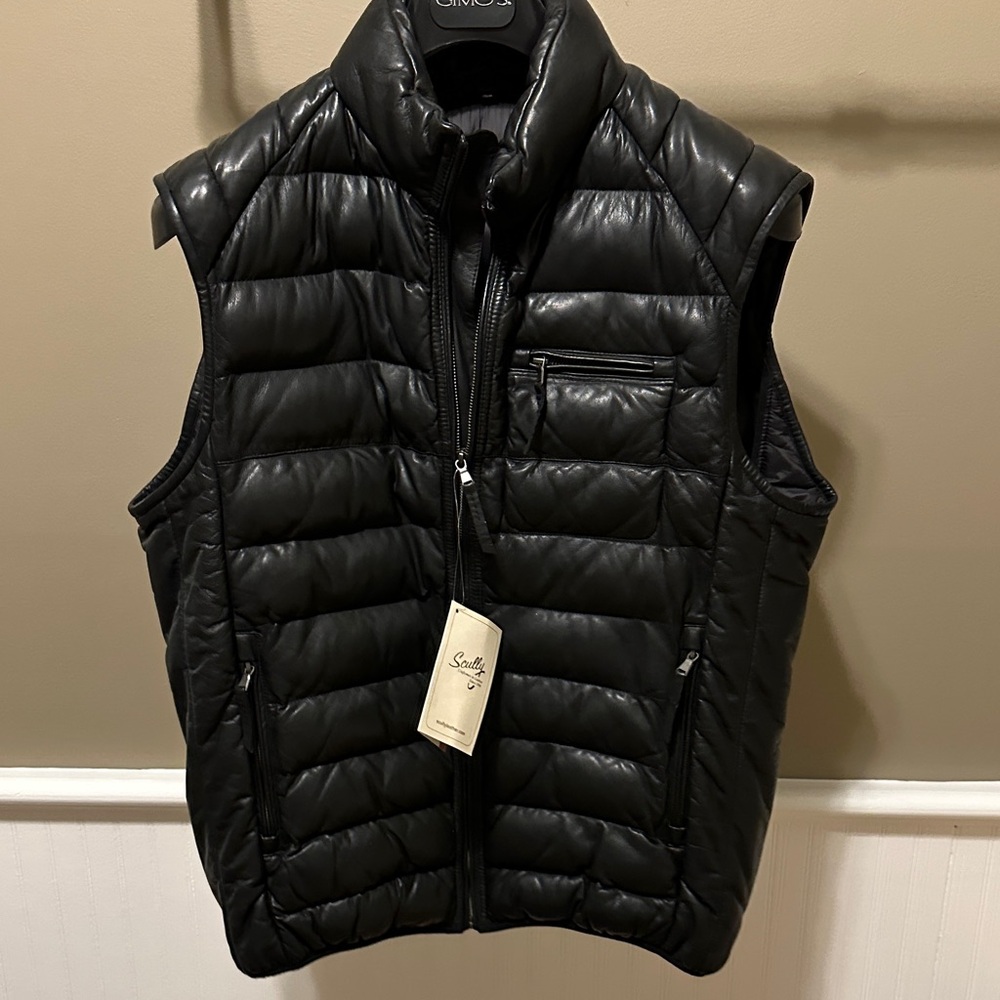 Scully Black Quilted Vest